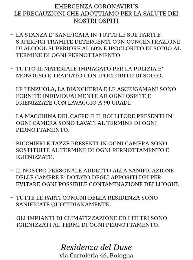 Hotel Residenza del Duse Bolonia Exterior foto